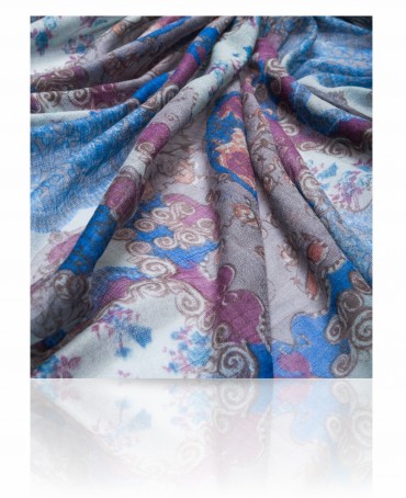 Палантин Женский W-GEOMETRIC/LILAC